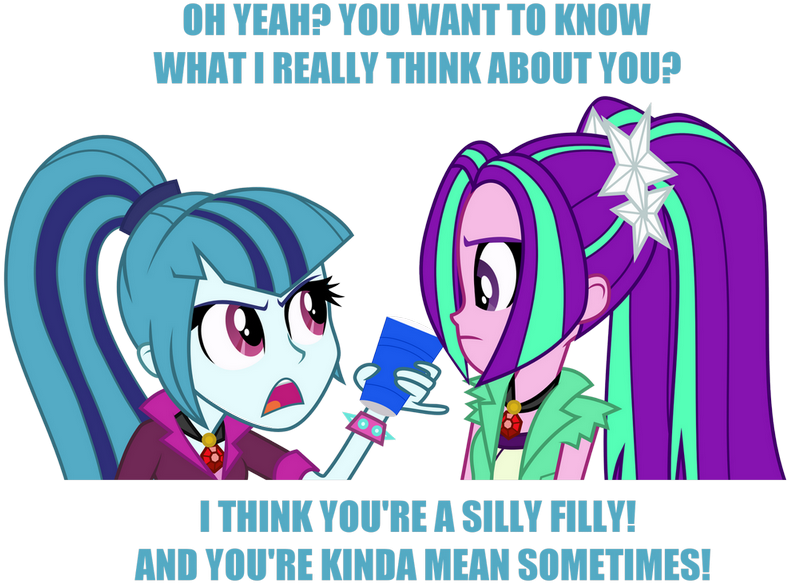 Aria Blaze, Blue Text, Cup, Dialogue, Duo, Duo Female, - Happy Clamp Your Hams Scarf (799x600), Png Download