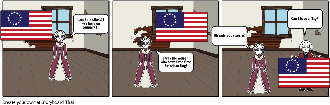 Betsy, Ross - George Washington And The American Revolution (1164x385), Png Download