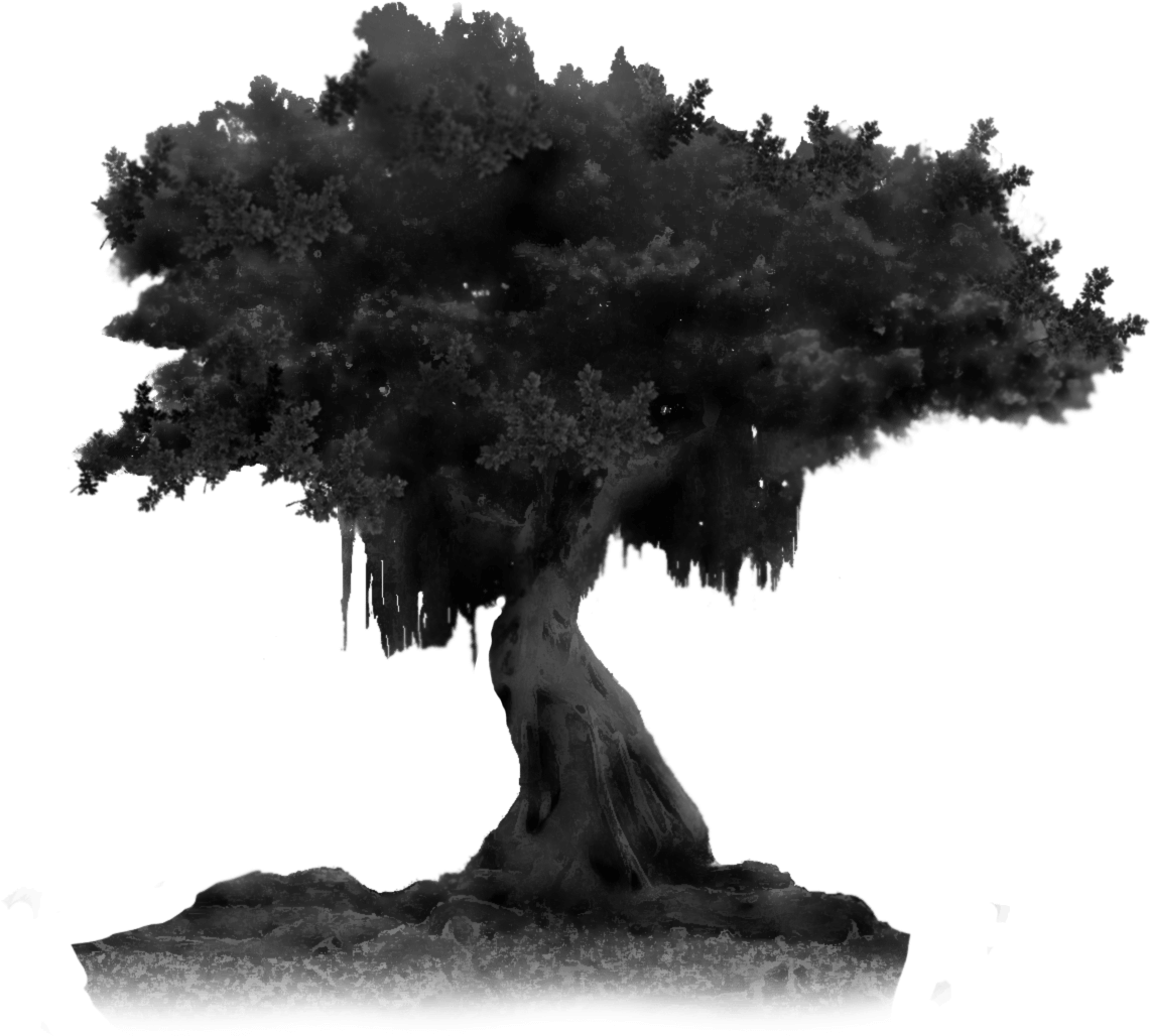 Tree - Night Tree Png Hd (1169x1049), Png Download