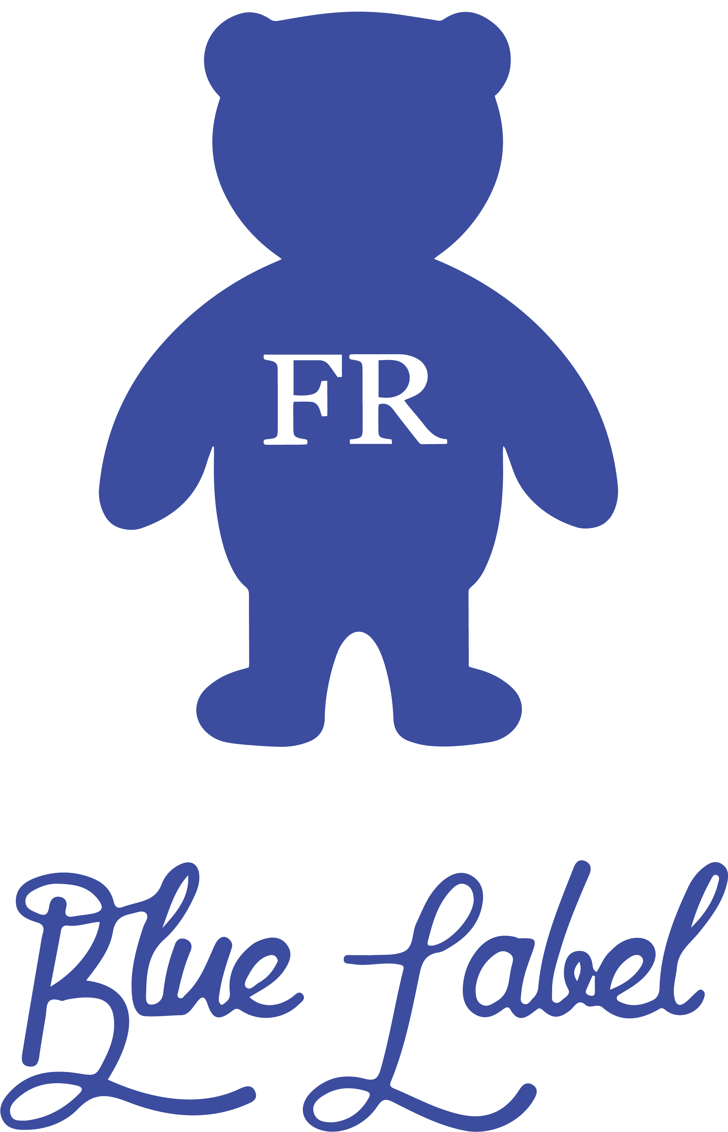 Fairuz Ramdan Frbluelabel Logo - Greeting Card (2596x3913), Png Download