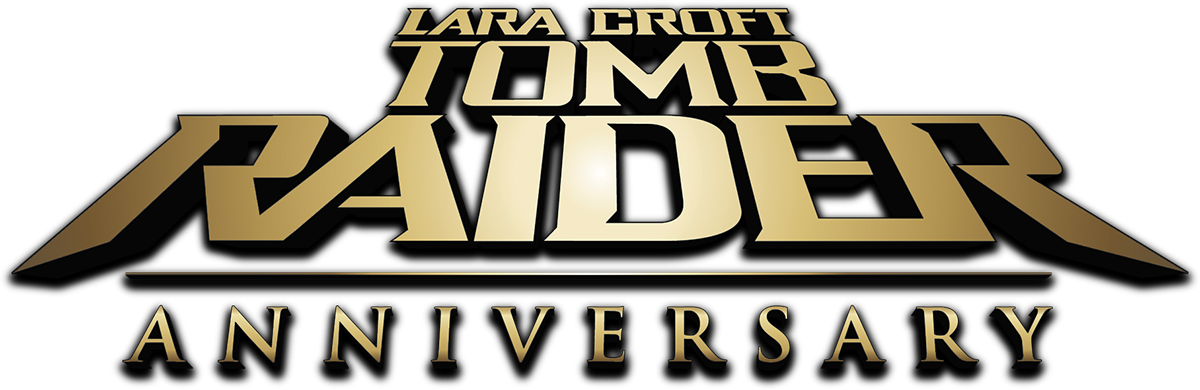 Lara Croft Tomb Raider - Tomb Raider Anniversary Logo (1200x390), Png Download