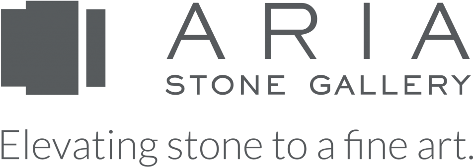 Aria Stone Gallery Master Greyscale With Tagline (1024x434), Png Download