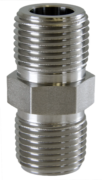 Swagelok Pipe Nipple, Sst Hex Nipple (600x600), Png Download