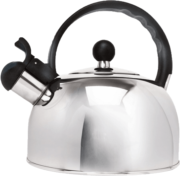 Diny Home & Style Stainless Steel Whistling Kettle (700x700), Png Download