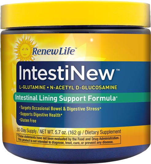 Renew Life Intestinew Powder (5.7 Oz) (600x600), Png Download