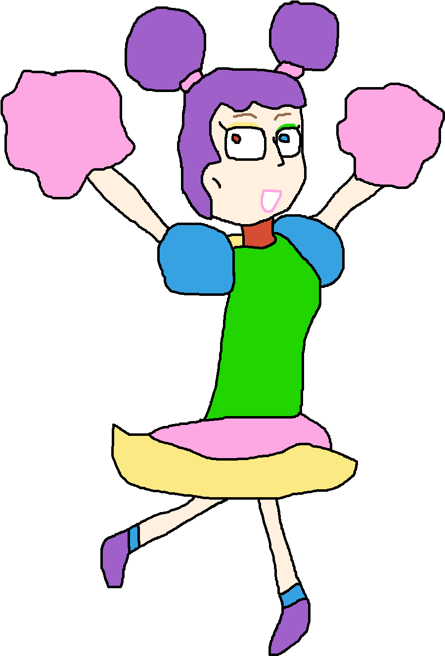 Rainbow Cheerz (941x1403), Png Download