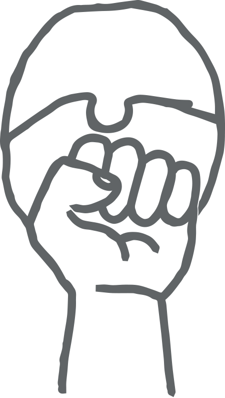 Chewing Fists - Empowerment Symbol (450x795), Png Download