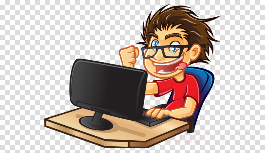 Computer Geek Cartoon Clipart Geek Nerd Clip Art - Infinity Symbol Png (900x520), Png Download