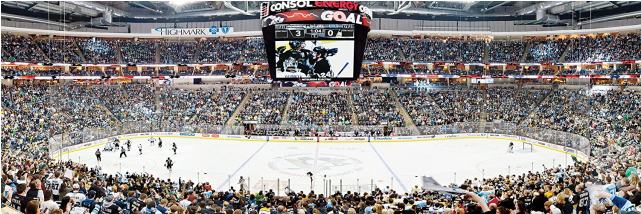 Nhl - Pittsburgh Penguins - Panoramic Puzzle - Nhl Panoramic Puzzle Pittsburgh Penguins - 1000 Pieces (640x640), Png Download