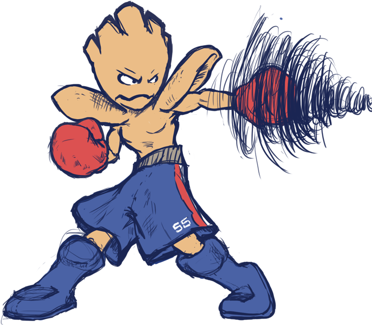 273kib, 750x750, Hitmonchan Practice By Runde-d5gemoj - Hitmonchan Fan Art (750x750), Png Download