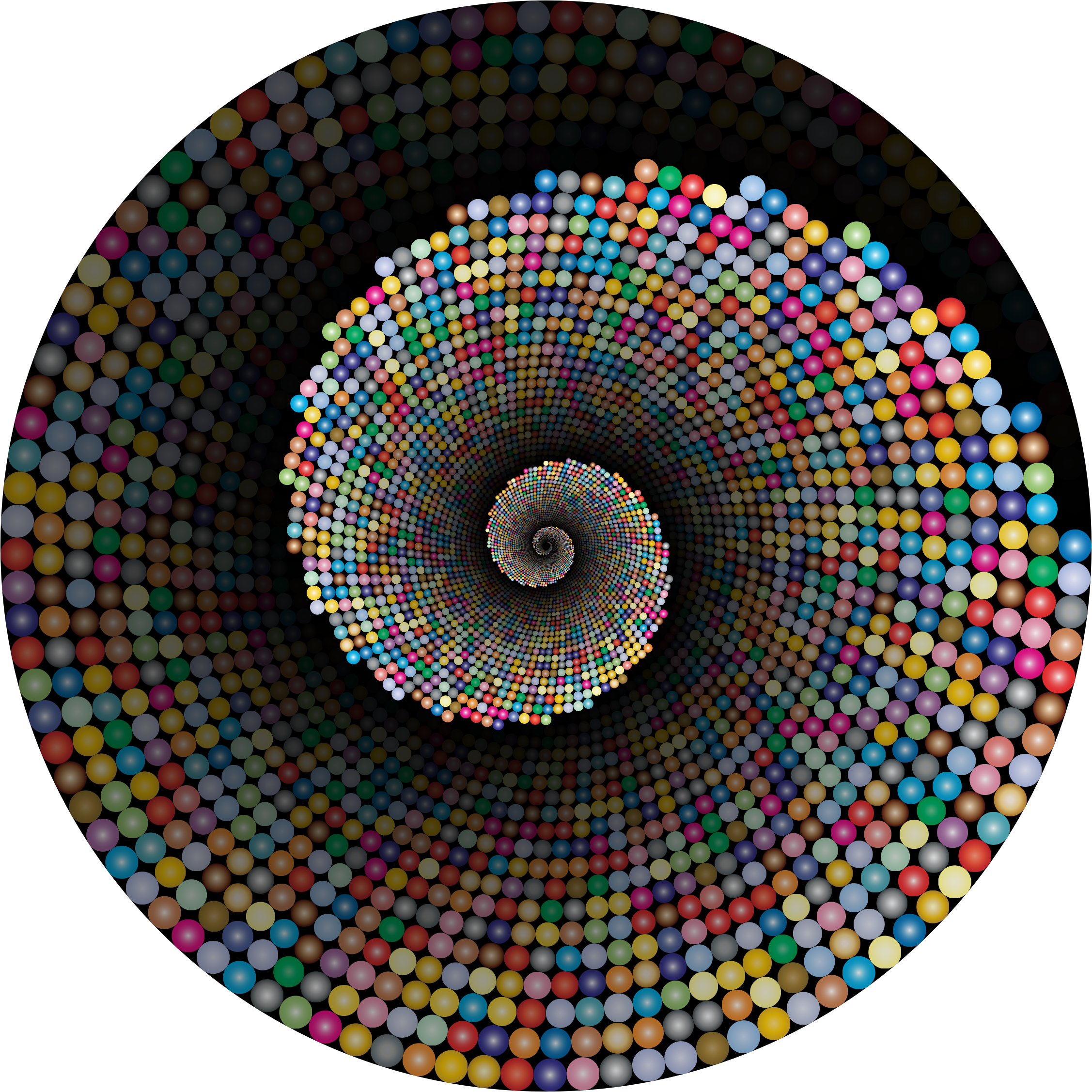 This Free Icons Png Design Of Colorful Swirling Circles (2254x2254), Png Download