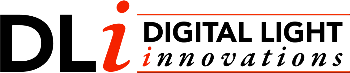 Digital Light Innovations Logo - Dli Technology Logo White (1200x346), Png Download