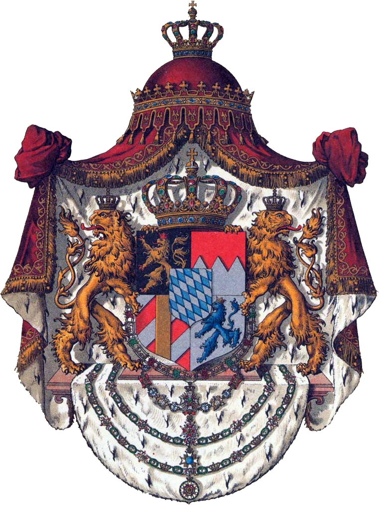 Bavarian Coat Of Arms - House Of Wittelsbach (761x1015), Png Download