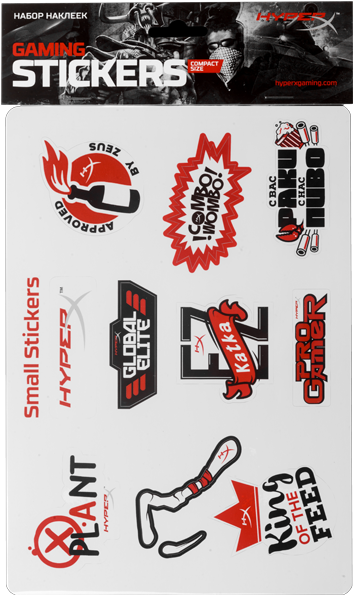 Hyperx Gaming Stickers - Sticker (690x690), Png Download