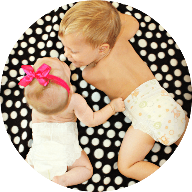 Baby's Wearing Parent's Choice Diapers - Parent's Choice Diapers (650x661), Png Download
