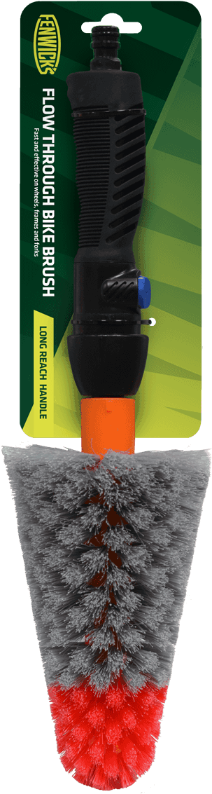 Flow Through Bike Cleaning Brush - Fenwicks Flow Through Bike Brush - Bike Brush (800x1175), Png Download