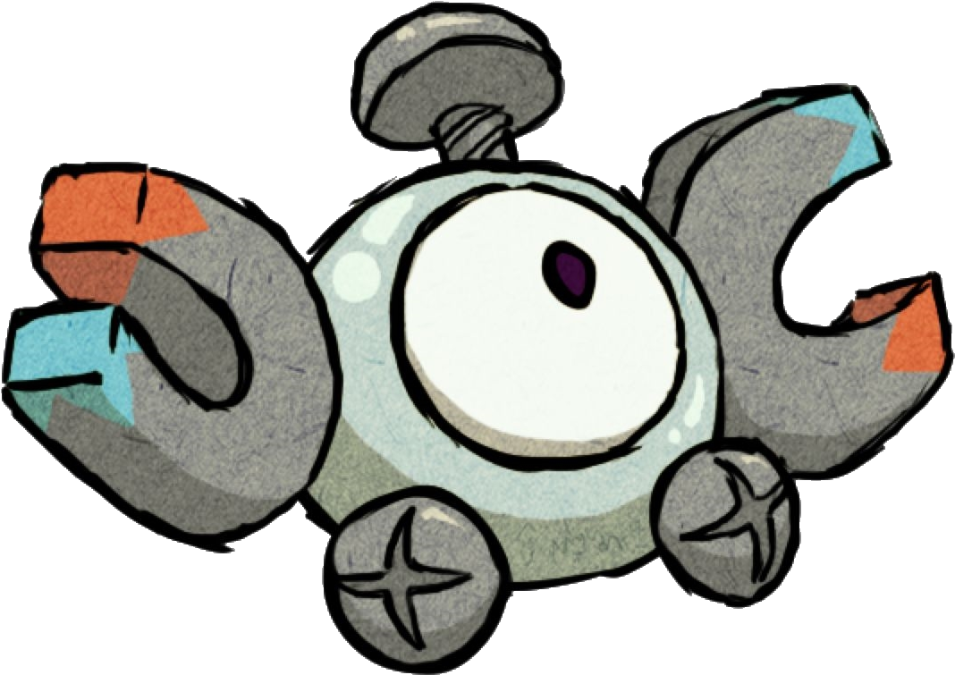 Magnemite - Magnemite Kawaii (1160x866), Png Download