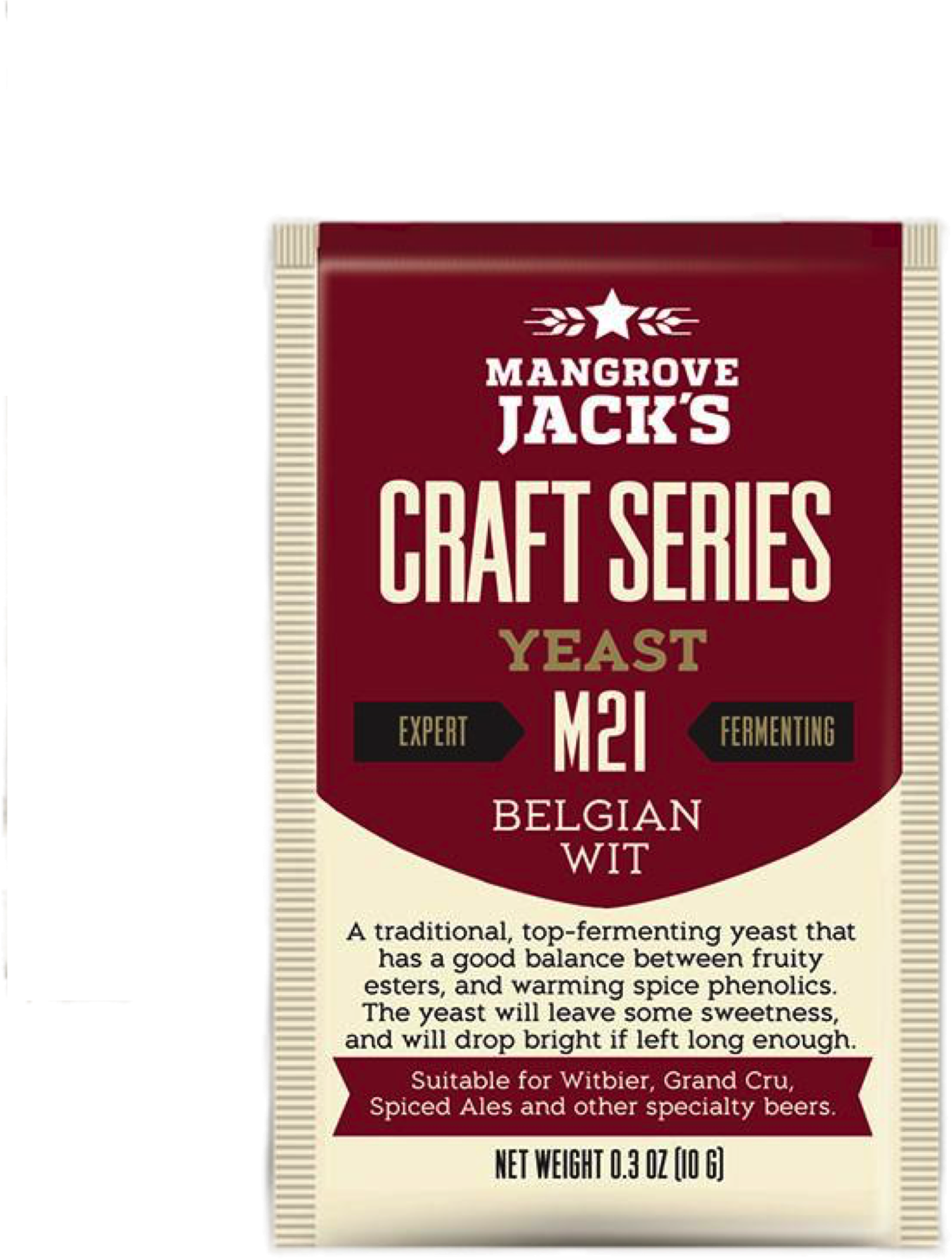 M21 Belgian Wit Yeast 10g - Mangrove Jack M21 Belgian Wit Ale Dry Yeast (3024x3024), Png Download