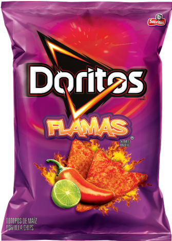 Doritos® Flamas® Flavored Tortilla Chips - Doritos Flamas (334x483), Png Download