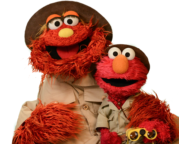 Sesame Street And National Parks - Elmo Park Ranger (590x509), Png Download