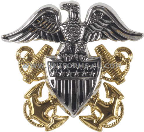 Navy Officer Crest Png (500x463), Png Download