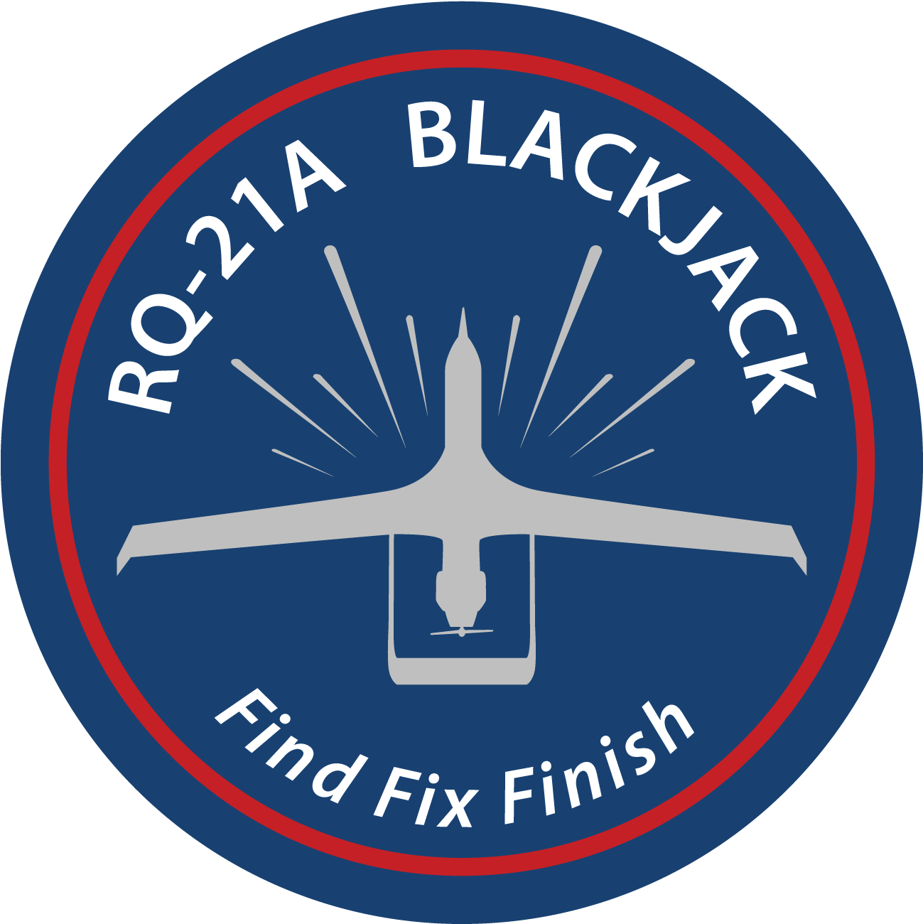 Logo - Rq 21 Blackjack Patch (1298x1395), Png Download