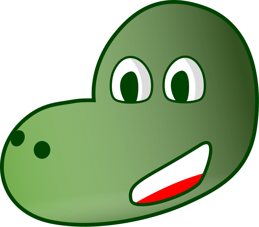Dinosaur Head Clipart Image - Dinosaur Head Clip Art (900x792), Png Download