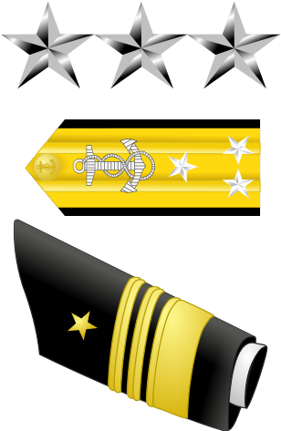 322px-us Navy O9 Insignia Svg - Us Navy Vice Admiral Rank (322x500), Png Download