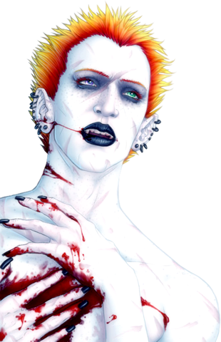 Vamp-065 - Illustration (310x480), Png Download