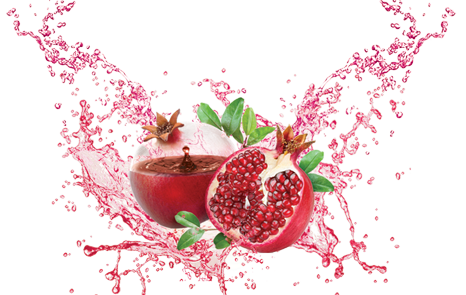 Pomegranate Juice Png Clip Black And White Stock - Pomegranate Png (466x295), Png Download