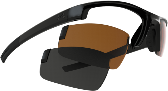 Ua Stride Switch Satinblk Brwnpolarizedlens Grypolarizedlens (1000x667), Png Download
