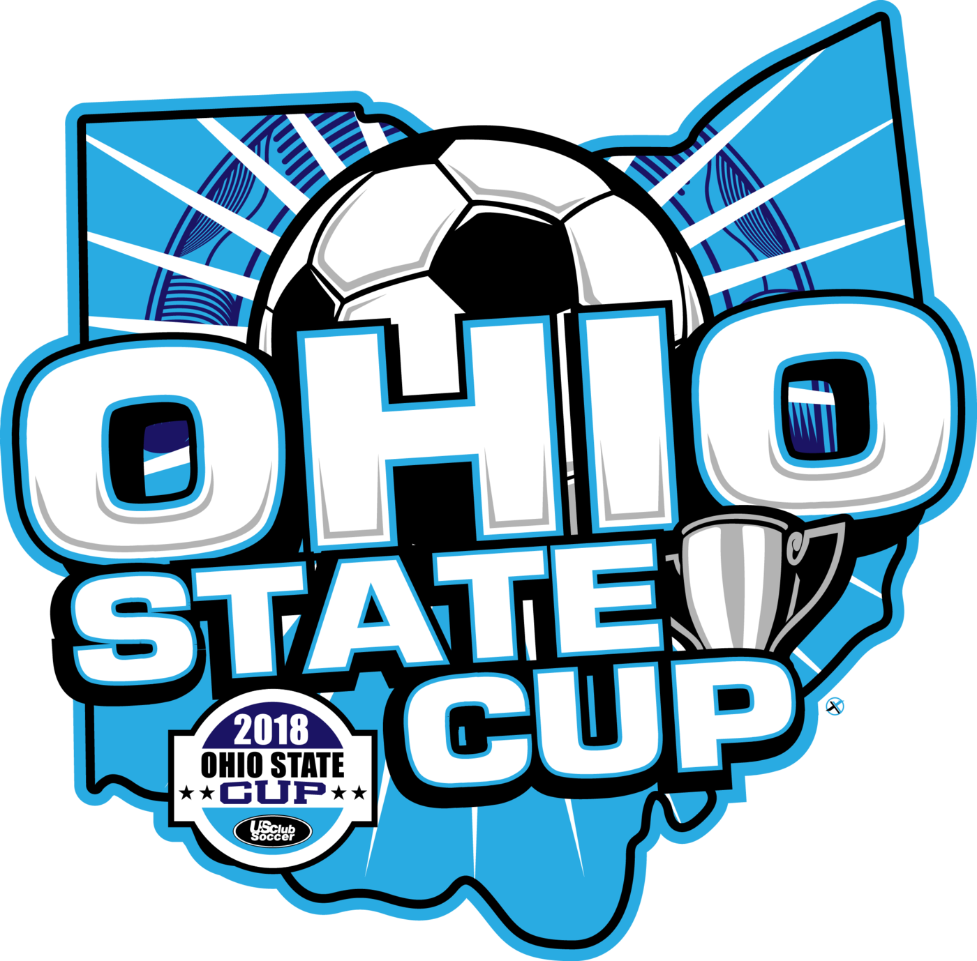 2017 Ohio State Cup - Ohio (1400x1378), Png Download