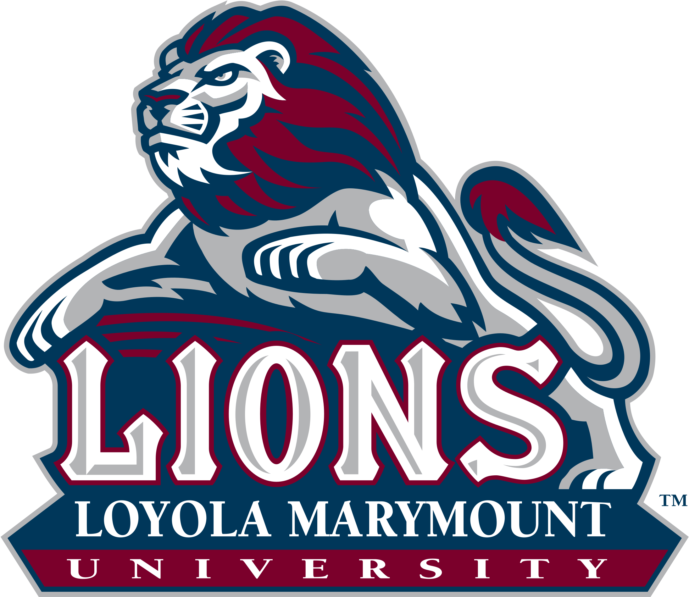 Lmu Lions Logo Png Transparent - Loyola Marymount University Mom Decal (2400x2400), Png Download
