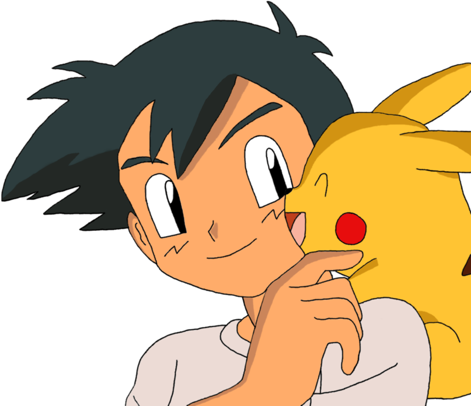 Banner Freeuse Download And Pikachu By Yodapee On Deviantart - Ash And Pikachu Hd (985x812), Png Download