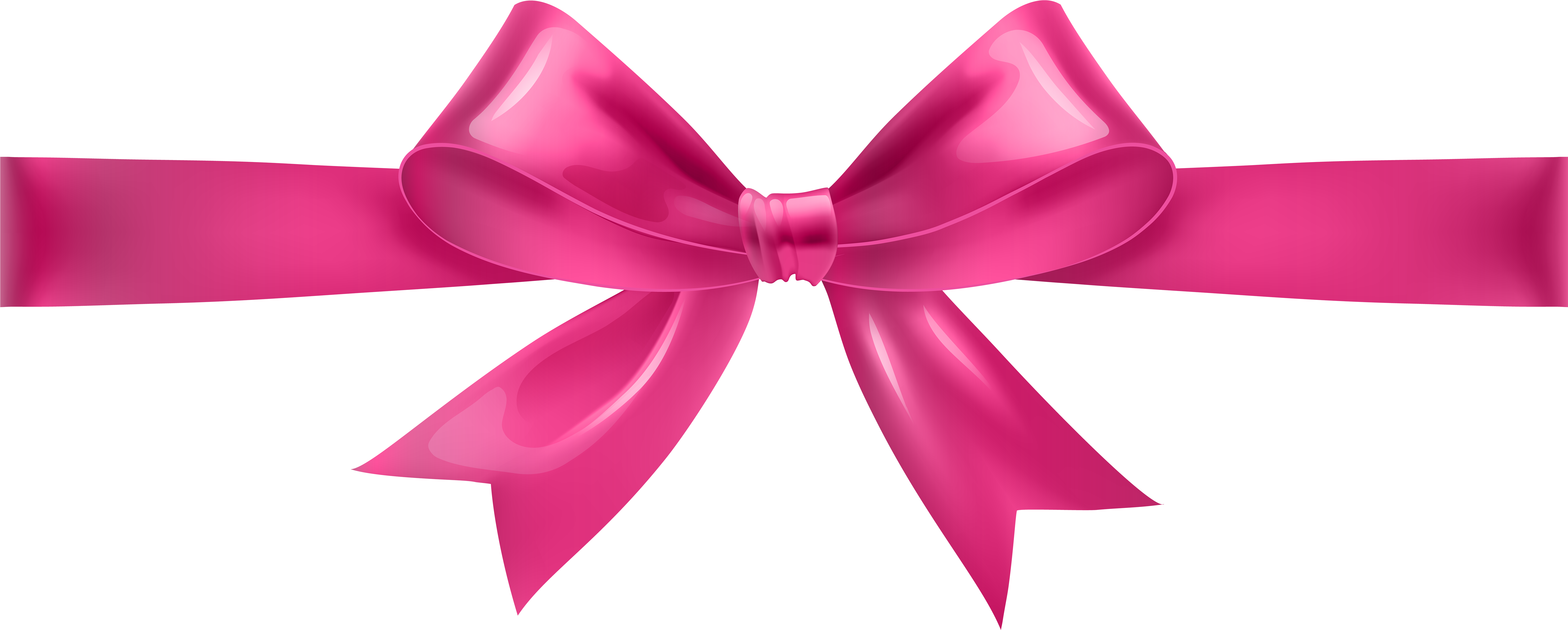 Graphic Transparent Stock Png Clip Art Gallery Yopriceville - Pink Bow Ribbon Png (8000x3279), Png Download