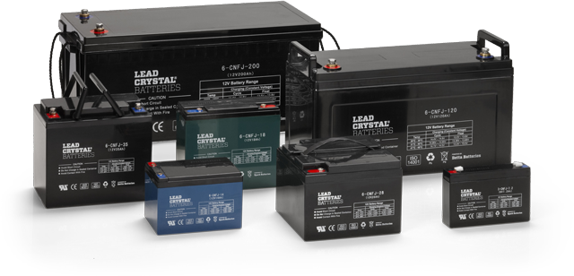 Leadcrystal-batteries (640x308), Png Download