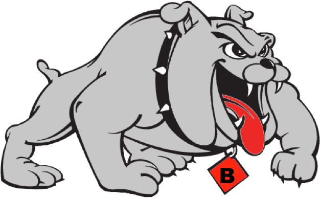 Cropped-bulldog - Grant Community High School Logo (627x400), Png Download