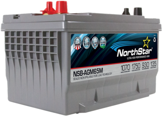 Northstar Pure Lead Batteries - Northstar Group Size 34/78 Agm Battery (557x400), Png Download