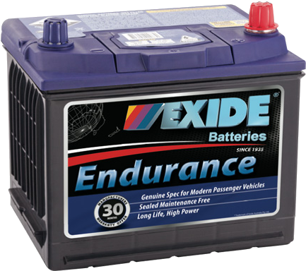Automotive Battery Png - Exide Car Battery Endurance 55d23cmf (562x477), Png Download