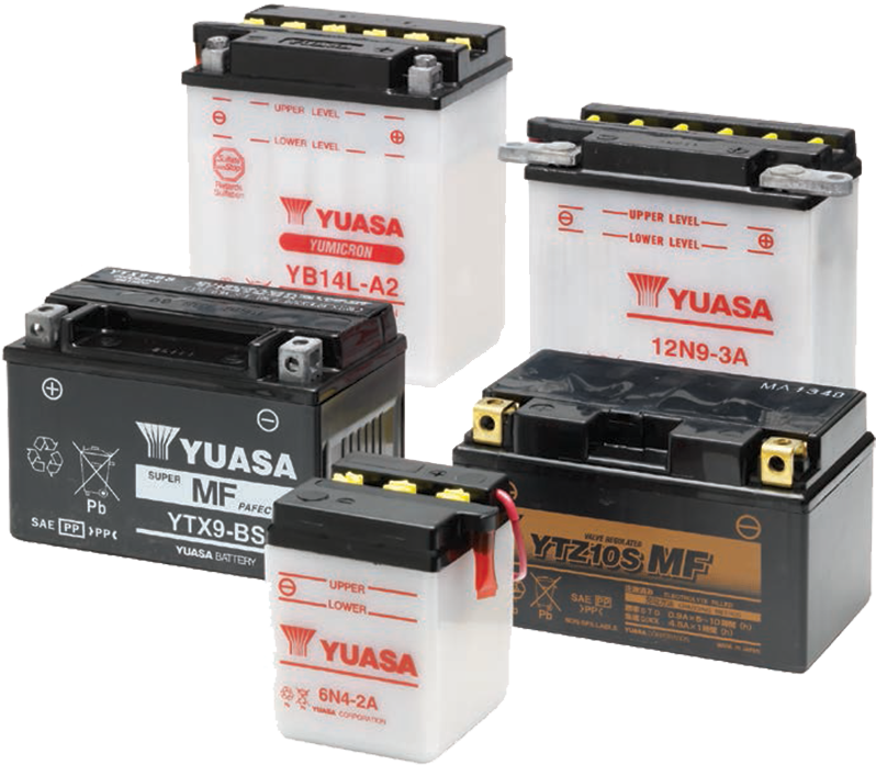 Yuasa Batteries - Motorbike Battery (900x900), Png Download