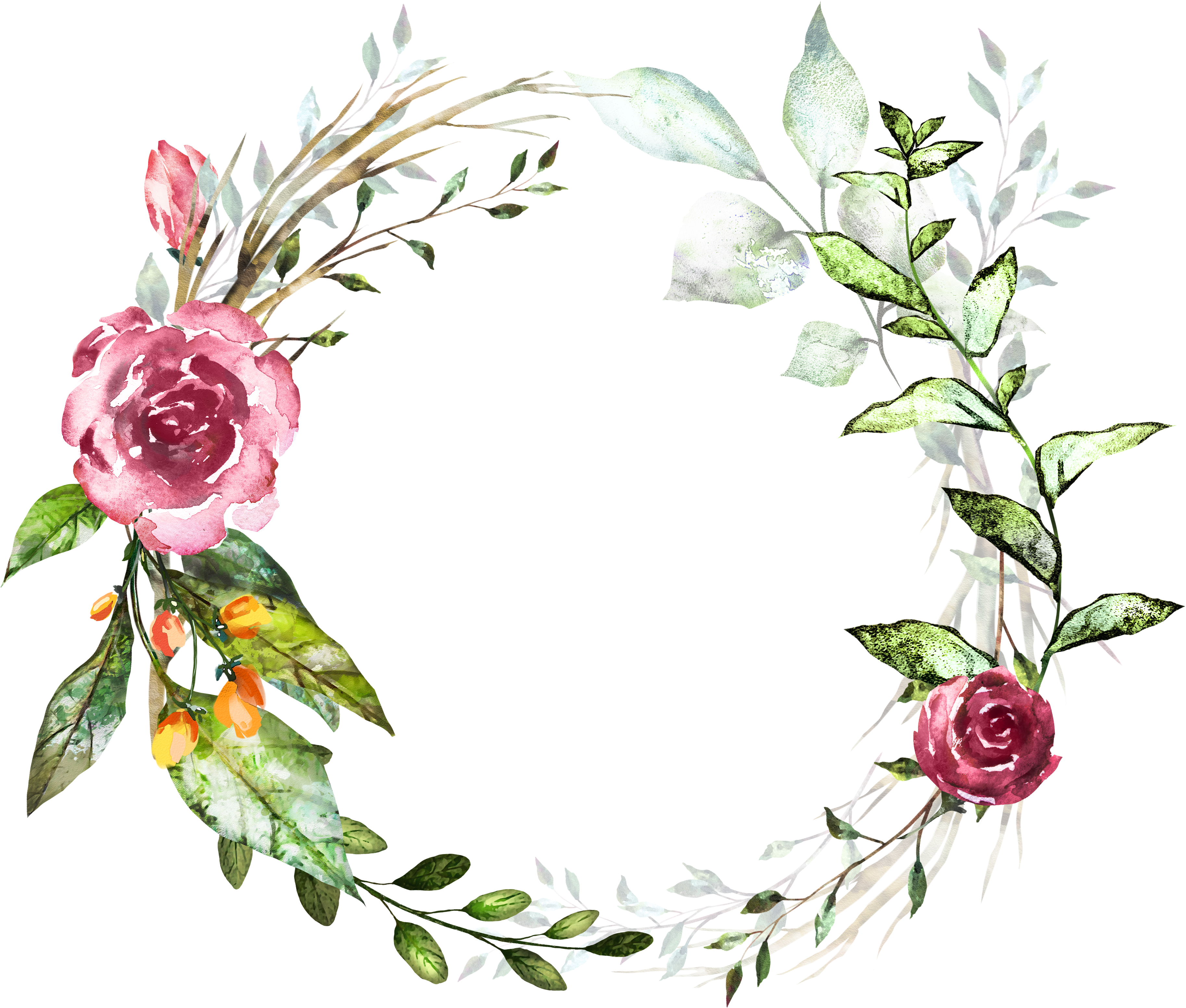 Watercolor Paintings - Watercolor Painting (3976x3602), Png Download