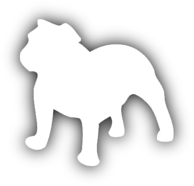 Fis Bulldog - Long-sleeved T-shirt (401x384), Png Download