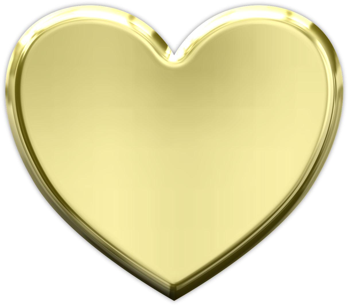 Vacation, Heart Metallic Valentine Love Metal Gold - Золотое Сердце (1280x1108), Png Download