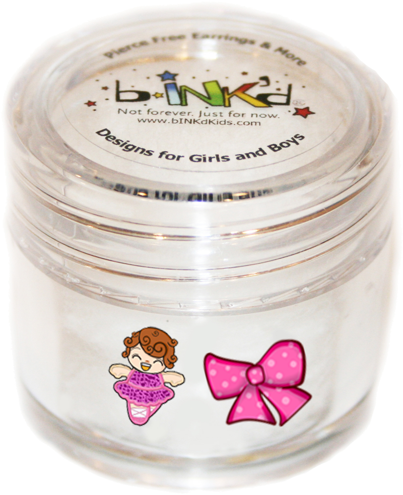 Bink'd® Sophia Dancing Ballerina Pink Bow Jar - Football (1080x1117), Png Download