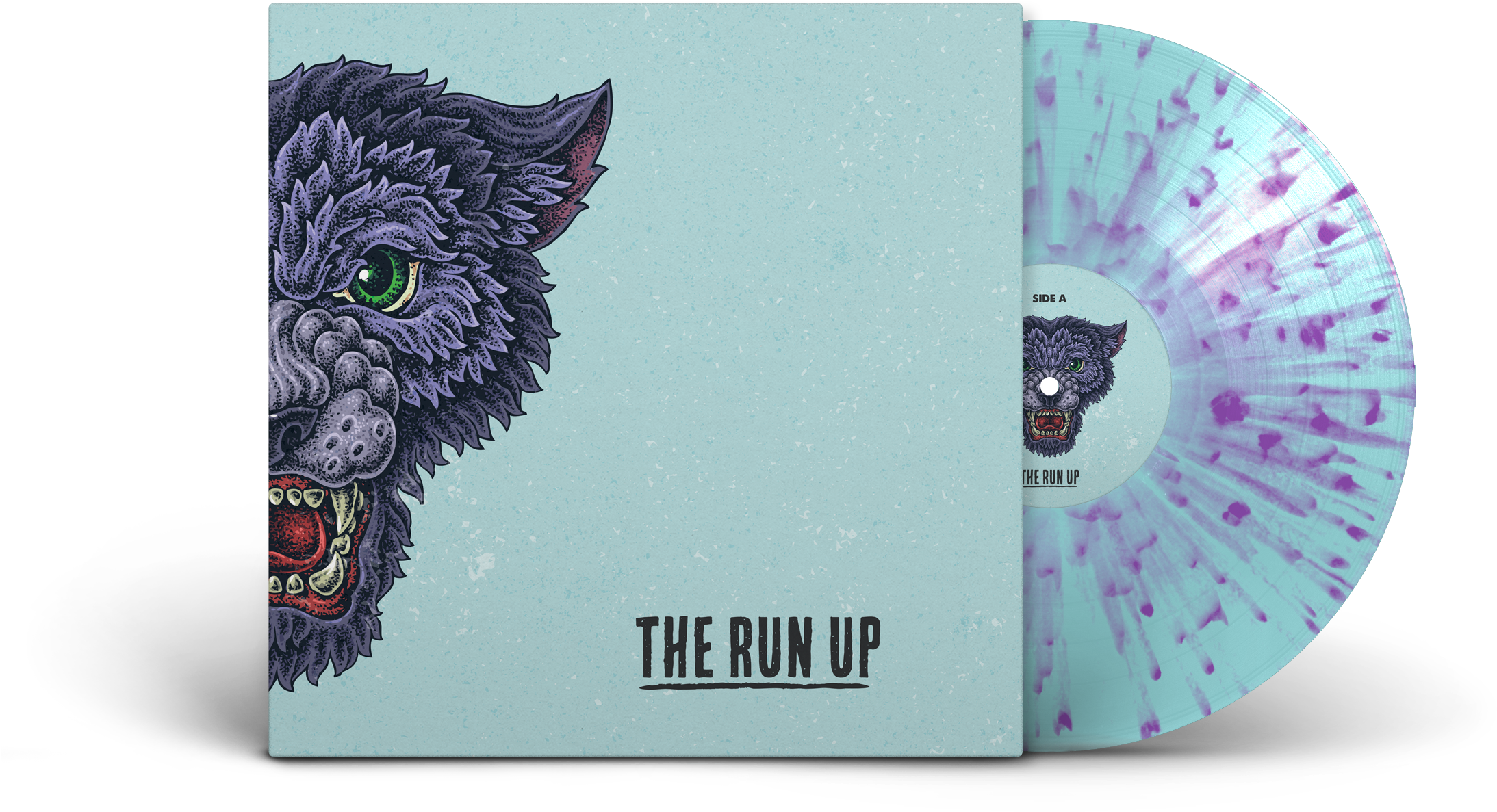 The Run Up - Vinyl Stickers Decals Wolf Head Garage Home Window (2500x1700), Png Download
