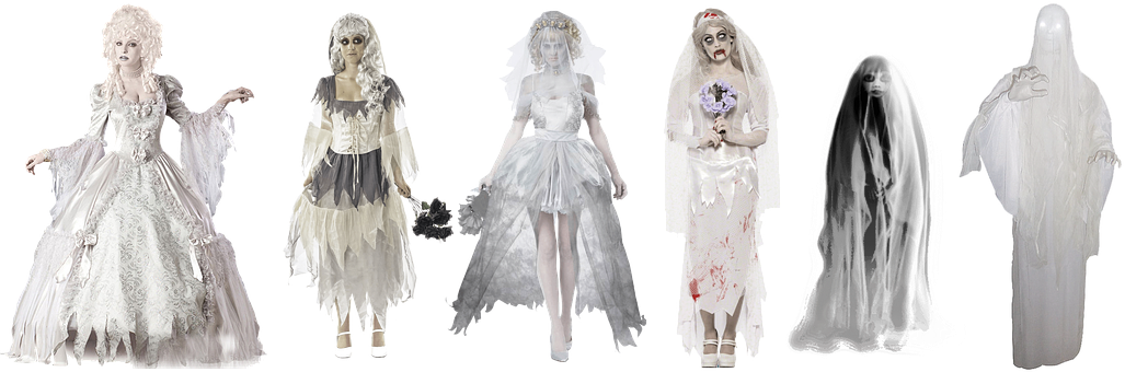 Adult Content Safesearch Halloween, Decoration, Ghosts, - Corpse Countess Costume T432318 (1027x340), Png Download