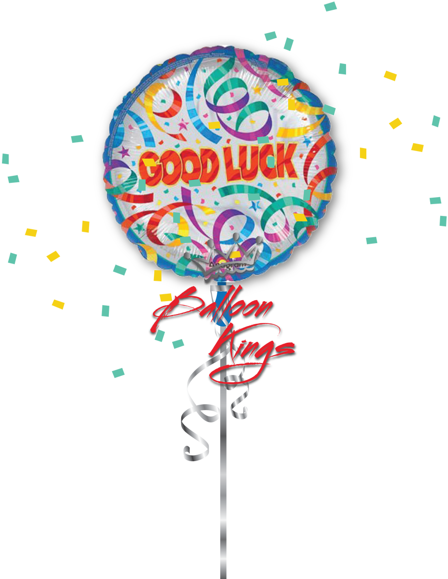 Good Luck Confetti - Good Luck Balloon (1068x1280), Png Download
