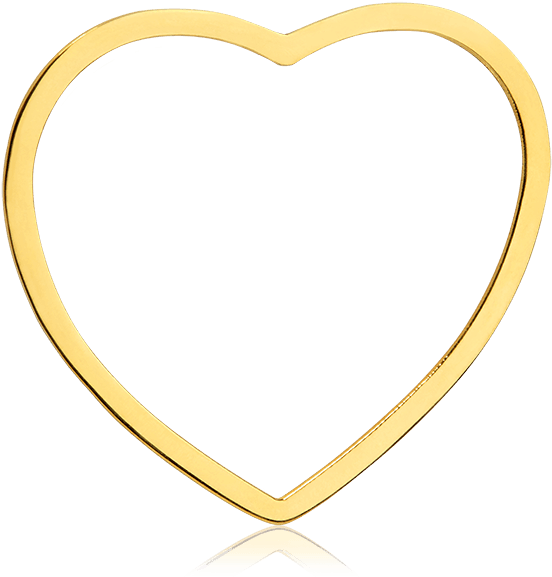 Gold Heart Png - Gold (600x600), Png Download