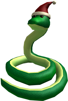 Santa Snake - Roblox Snake (420x420), Png Download