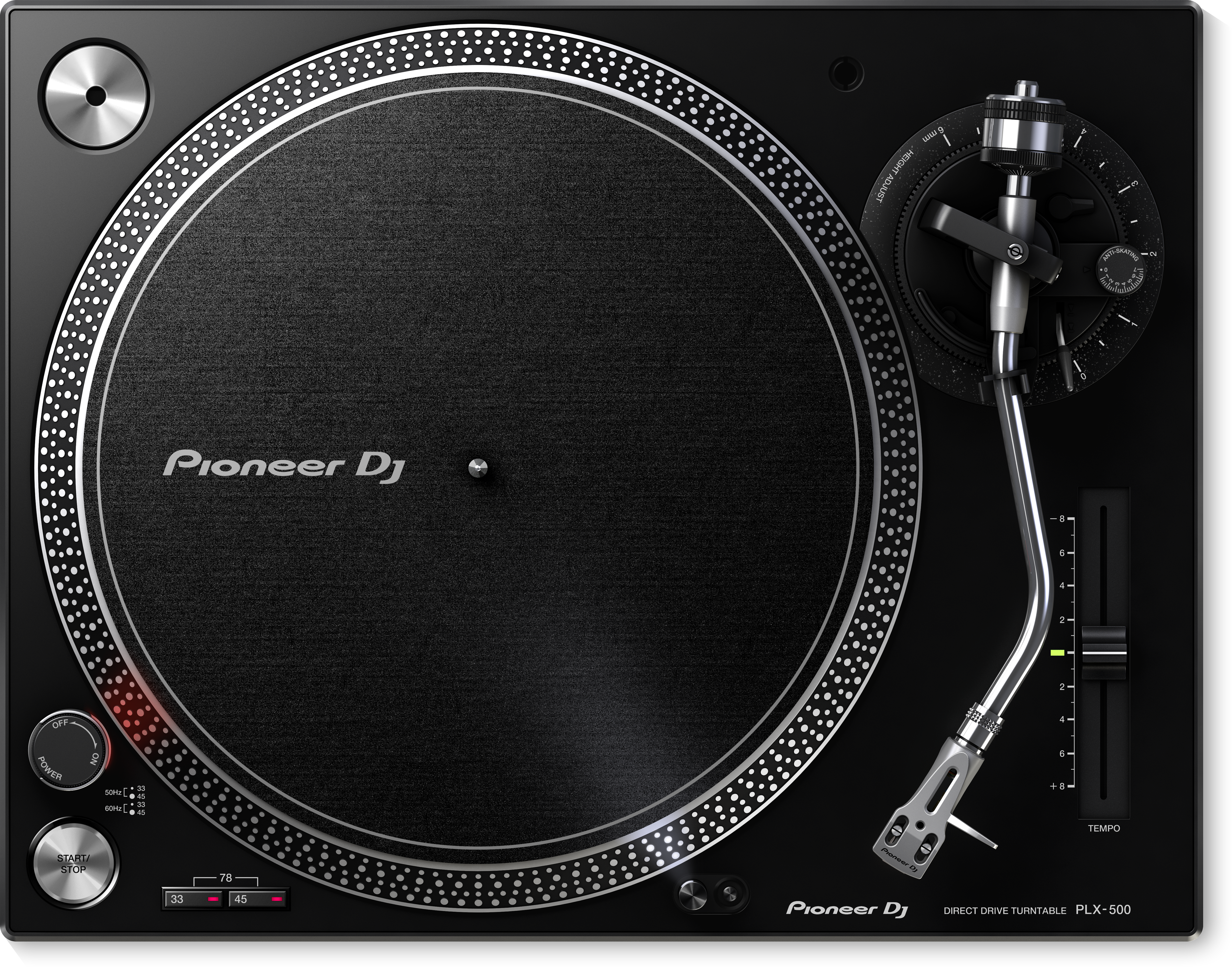 Dj Turntable Pioneer Dj Plx-500-k Direct Drive (3584x2812), Png Download